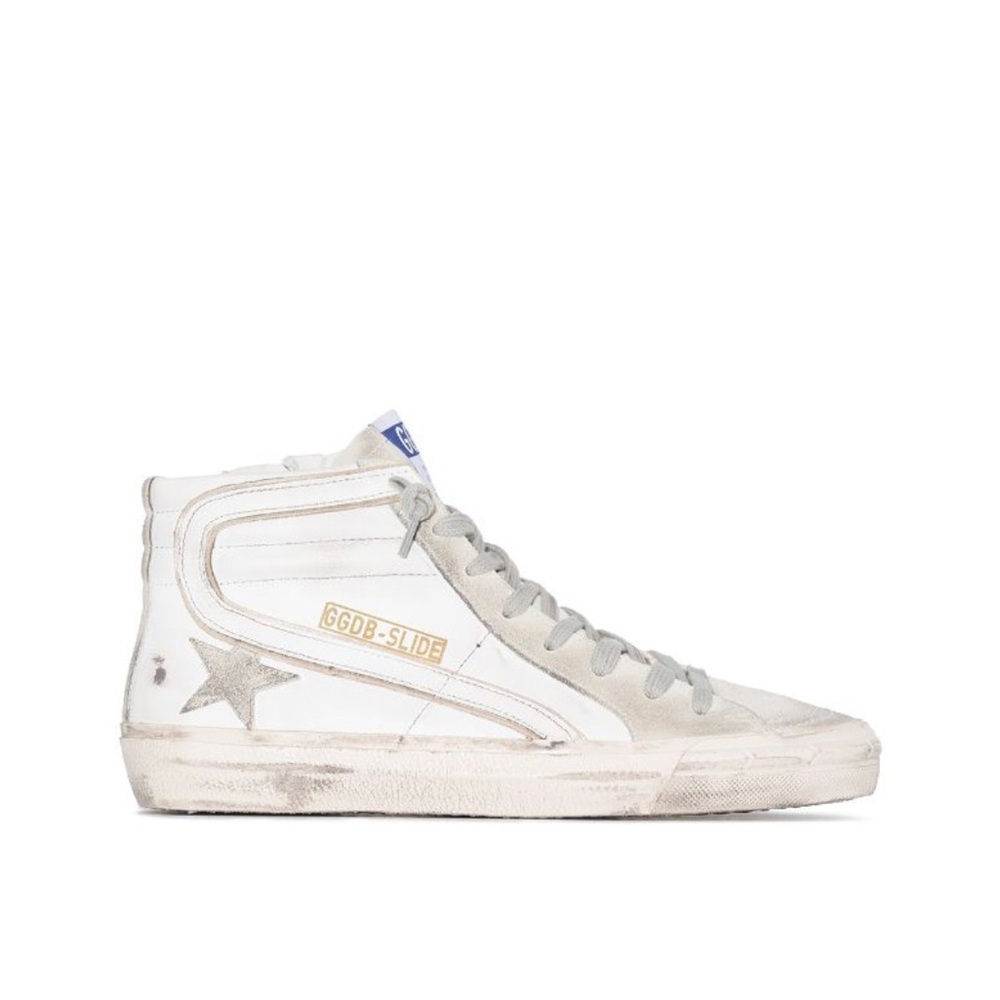 Golden Goose White High-Top Sneakers